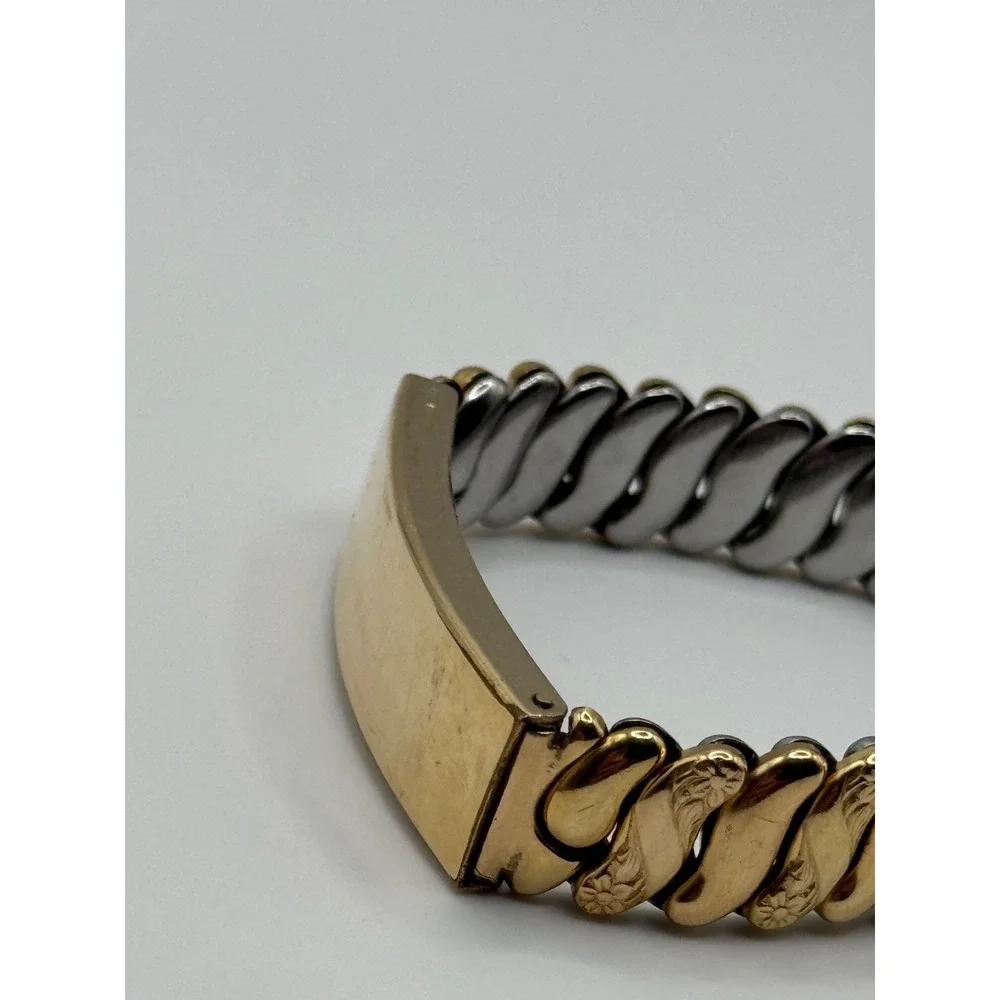 Vintage Carmen The D.F.B.Co. Gold Filled Sweetheart ID Expansion Bracelet